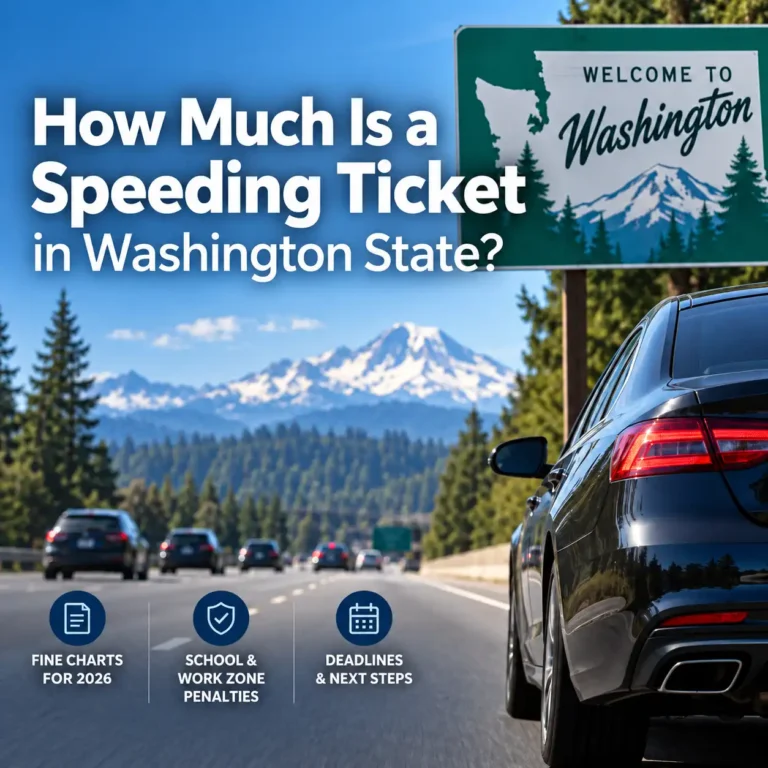 How Much Is a Speeding Ticket in Washington State?